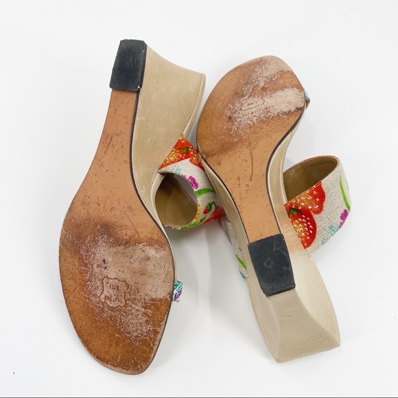 Stuart Weitzman Slip On Wedge Sandal - Picture 11 of 11